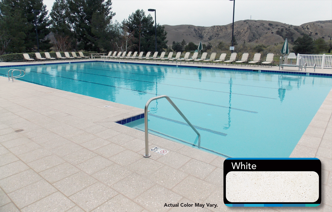 California Quartz Exposed White Pool Plaster